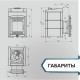 Чугунная банная печь «Атмосфера L» в облицовке из натурального камня до 20 м³